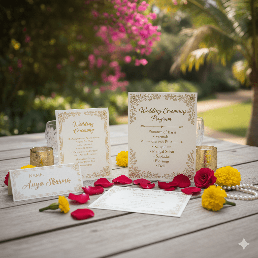 Ceremony Name Cards